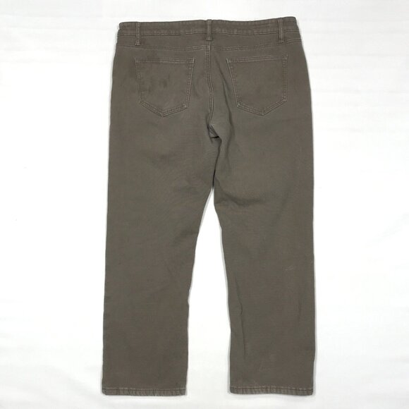 Weatherproof Vintage Regular Fleece Lined Brown Flat Front Pants Mens 40x30 - Picture 5 of 7